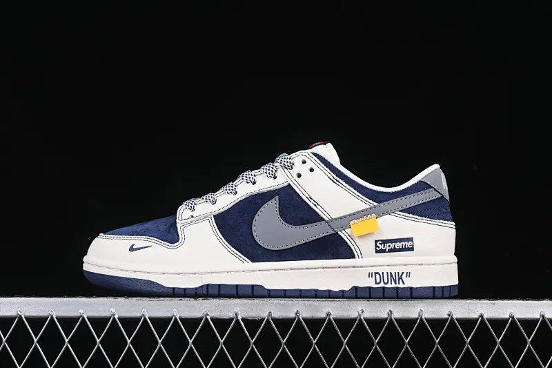 All categories Nk SB Dunk Series Nk SB Dunk Low High-end customized low-top sneakers Nk SB Dunk Low Stusi co-branded beige blue gray hook Anniversary high-end customized low-top casual sneakers DM6868-035